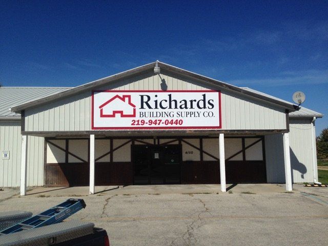 Custom-made exterior signage