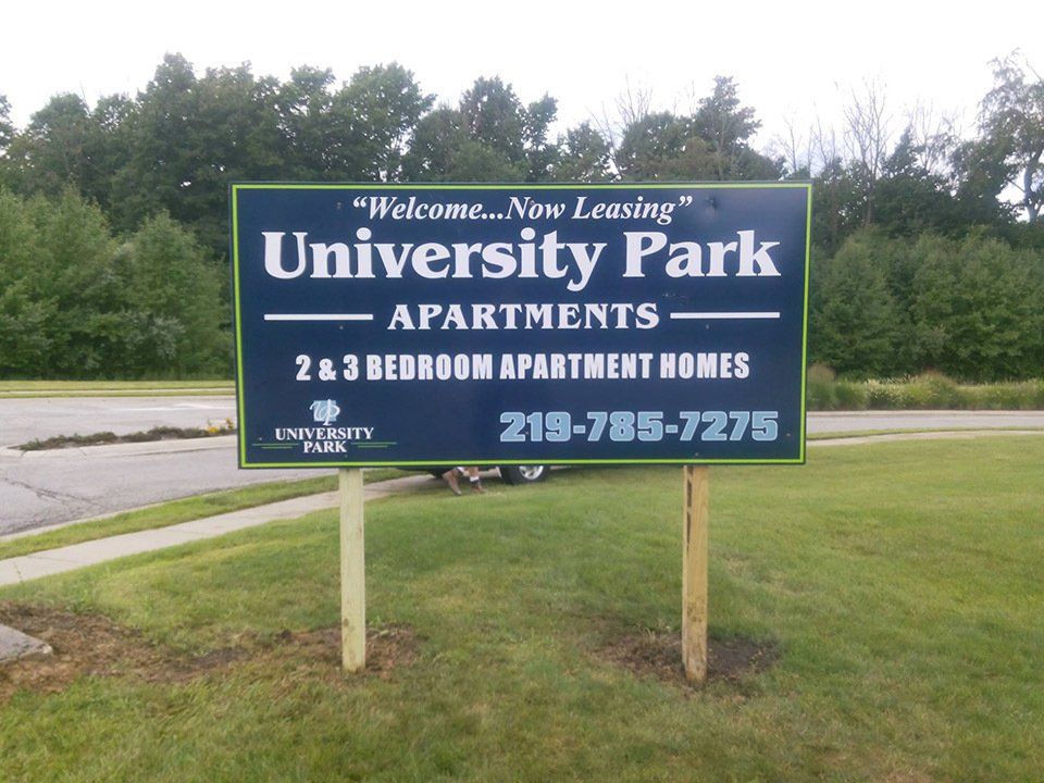 Custom-made exterior signage