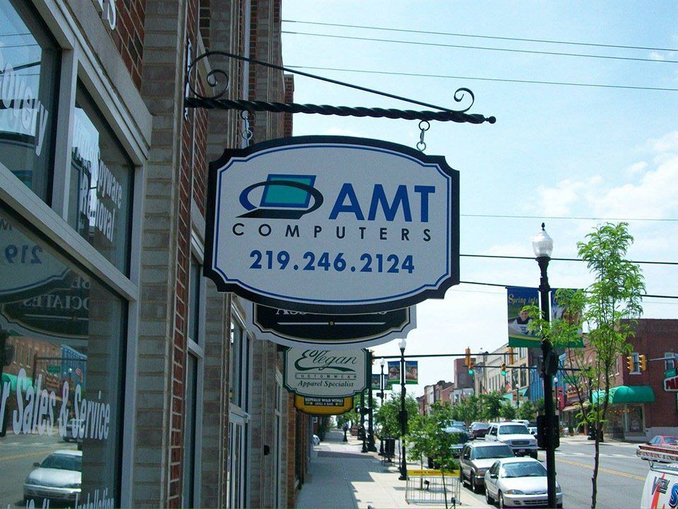 Custom-made exterior signage