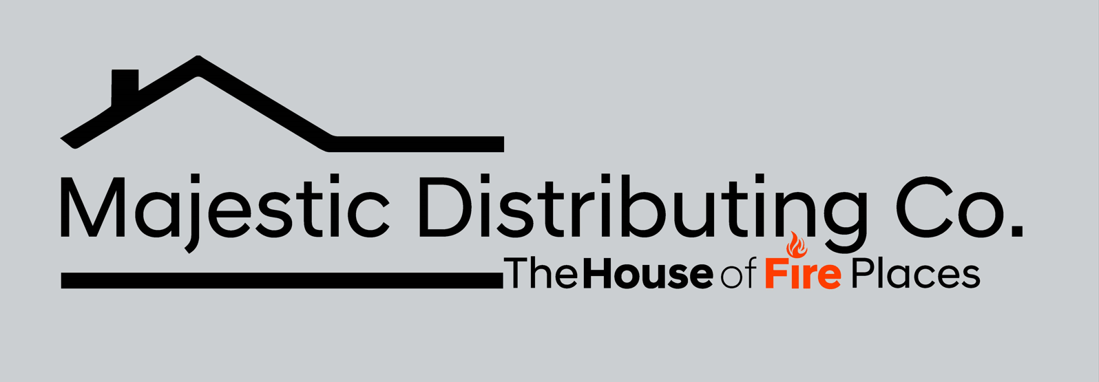 Majestic Distributing Co-The House of Fireplaces | Logo