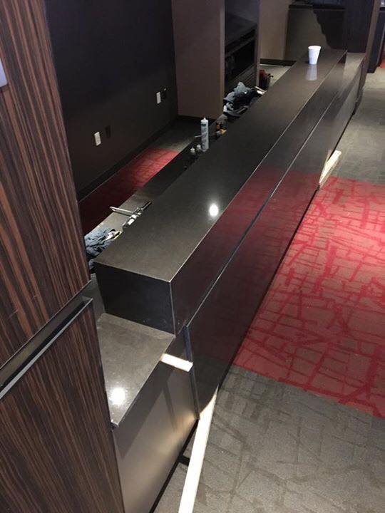 Amusement center countertop