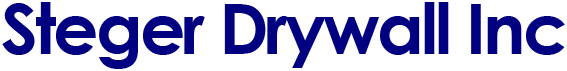 Steger Drywall Inc - Logo