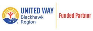 United Way Blackhawk Region logo with “Funded Partner”