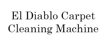 El Diablo Carpet Cleaning Machine