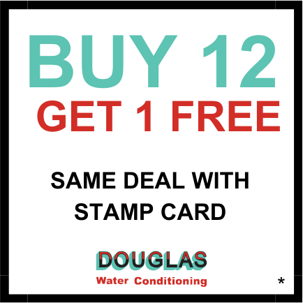 Douglas Water Conditioning Buy 12 Get 1 Free