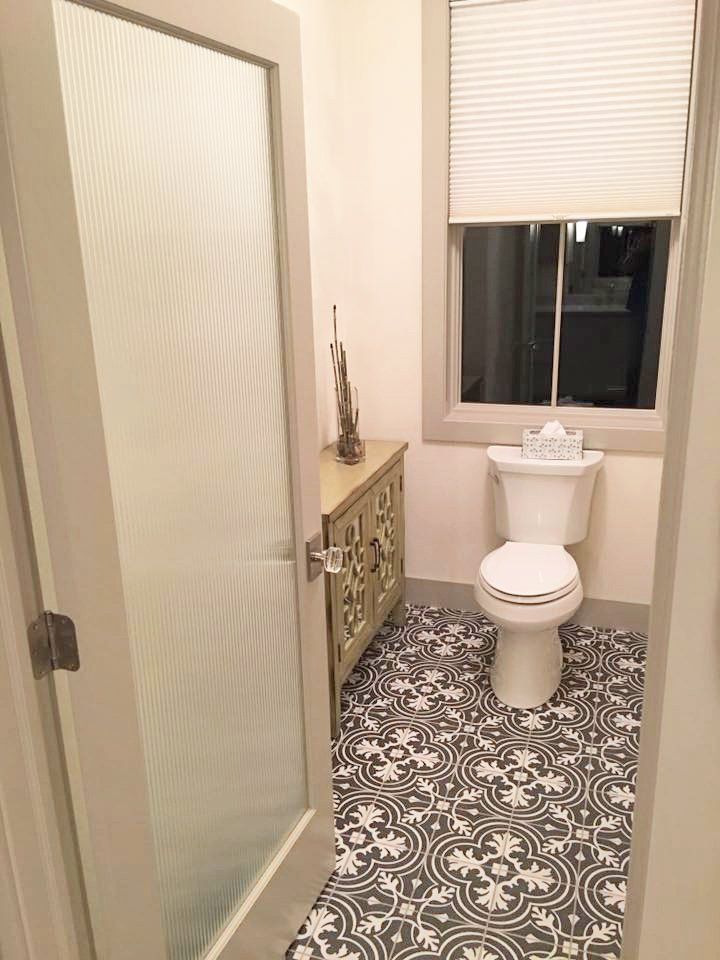 Beautiful bathroom flooring