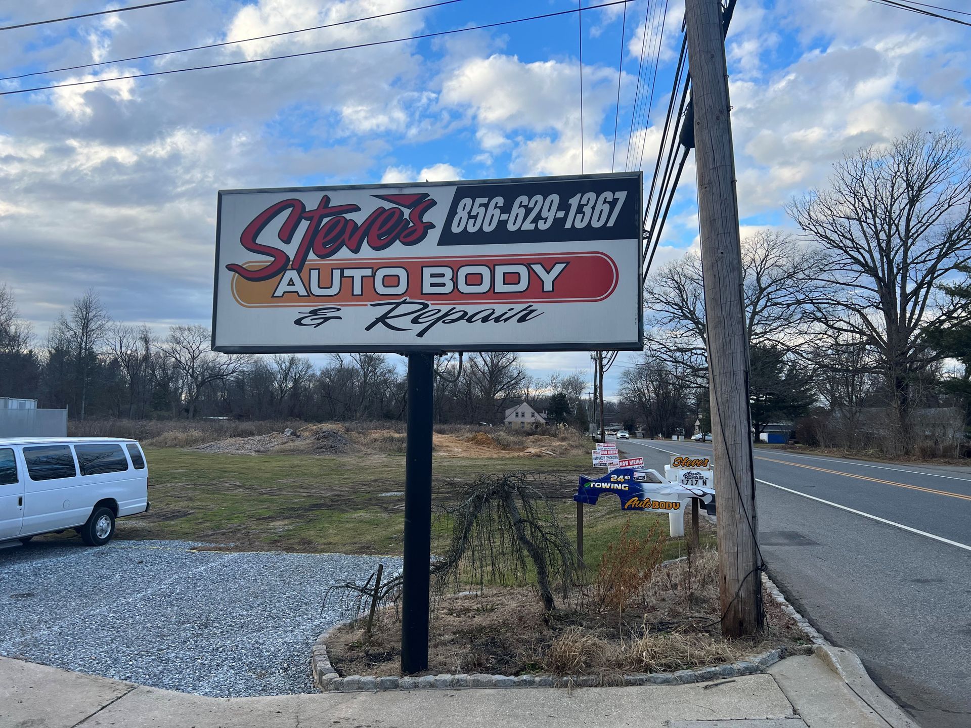 Auto repair shop sign