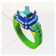 3D Ring Angled