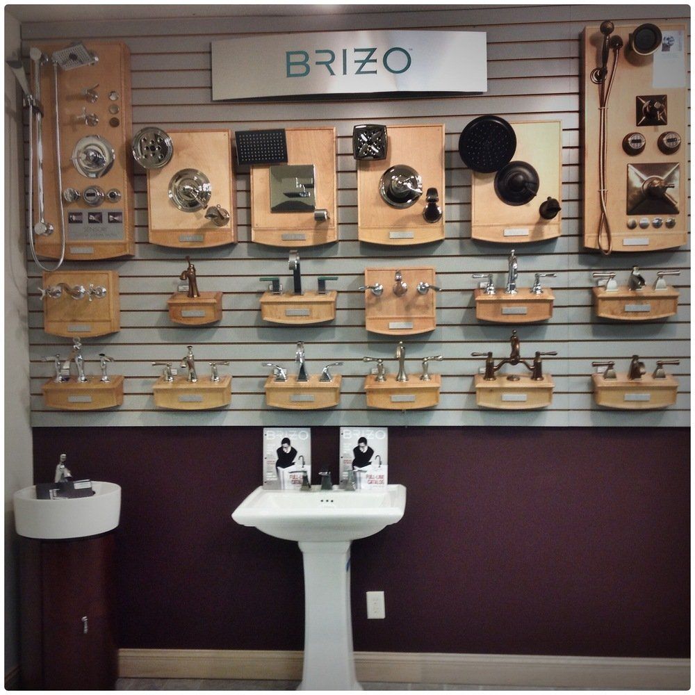 Display of bathroom fixture