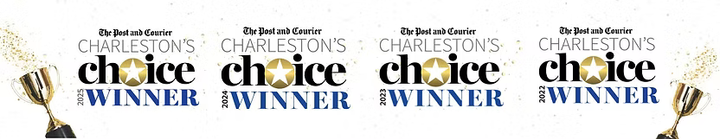 The Post and Courier Charleston's Choice Winner badges