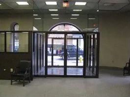 There is a fire hydrant in the middle of the room.