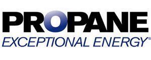PROPANE logo with βEXCEPTIONAL ENERGYβ tagline in black and blue