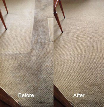 Before & After - Carpet cleaning