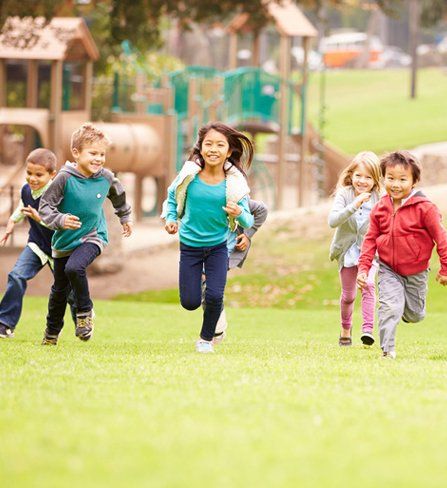 childrens on playground
