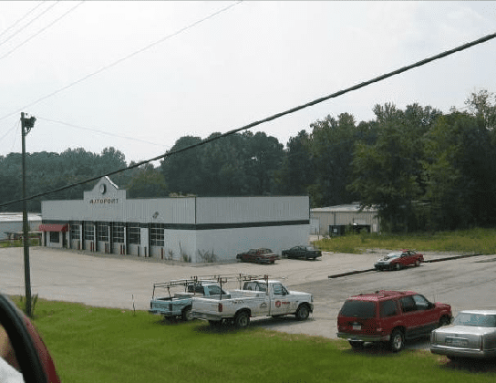 A white building with the number 3 on it