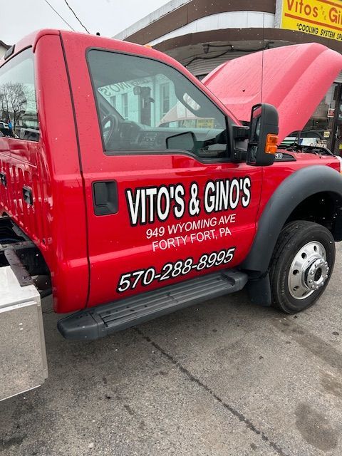 2015 Ford F-550 side prints