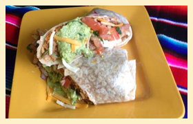 Burrito taco food