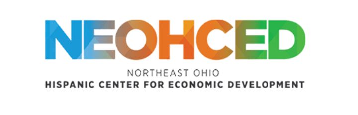 A logo for neohced northeast ohio hispanic center for economic development