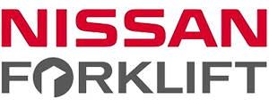 Nissan Forklift logo: Red