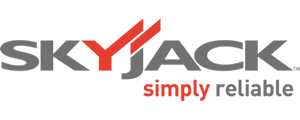 Skyjack logo with gray text