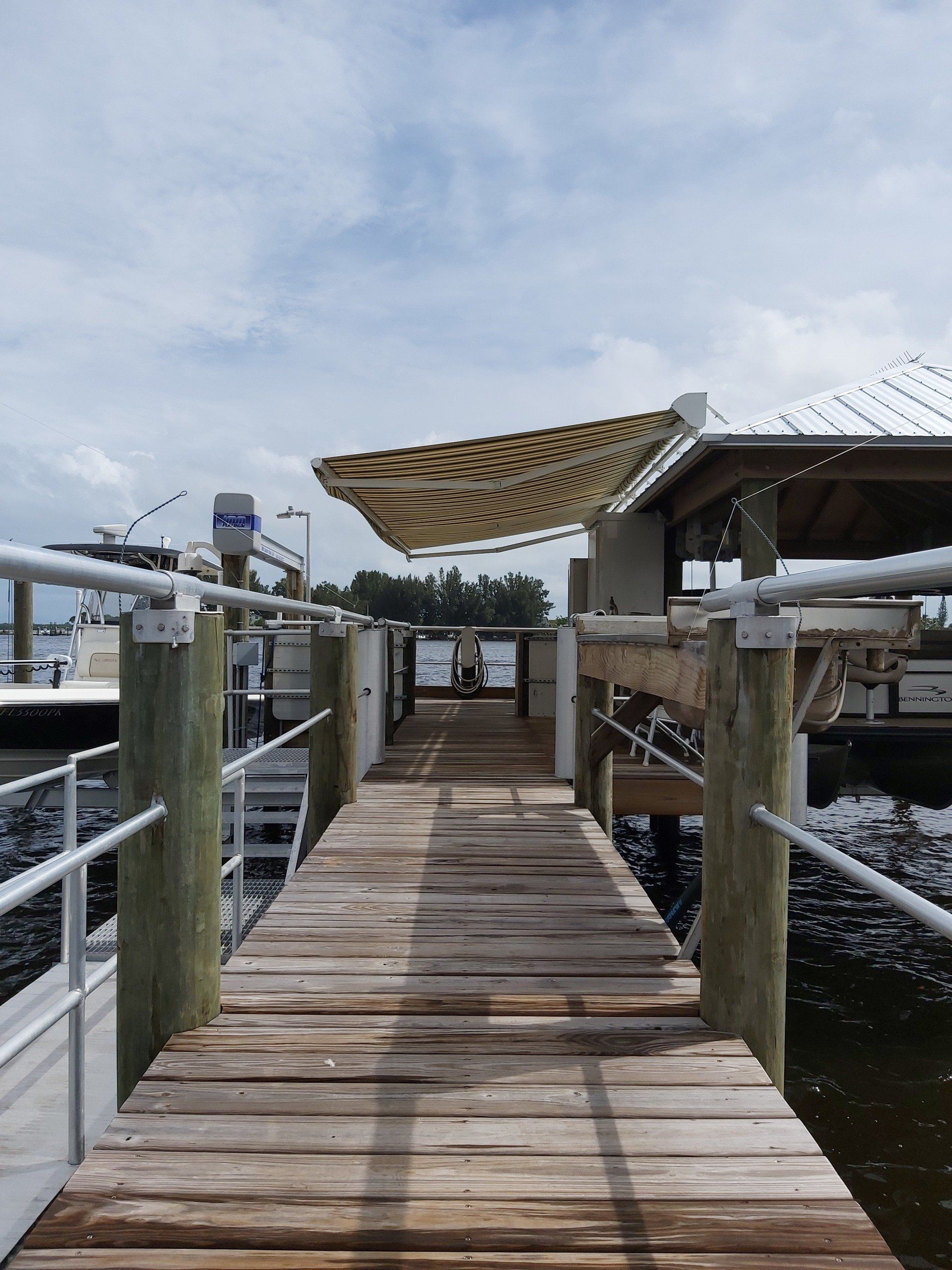 awnings at the sea side