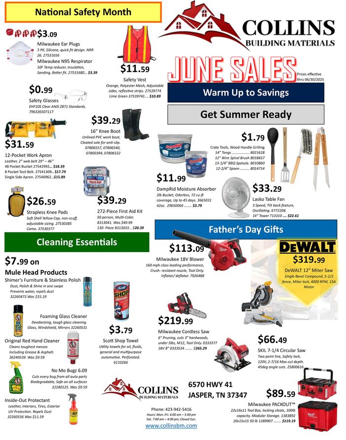 June Sales Flyer