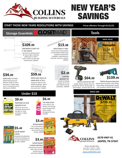 Lumber Chattanooga, TN | Collins Building Materials