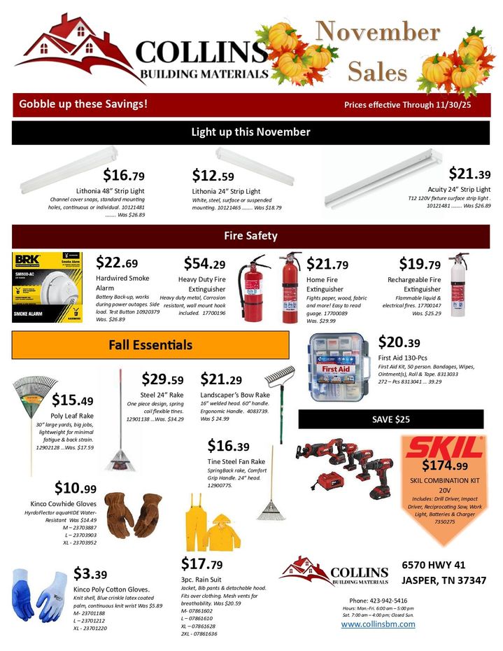 November 2025 Sales Flyer