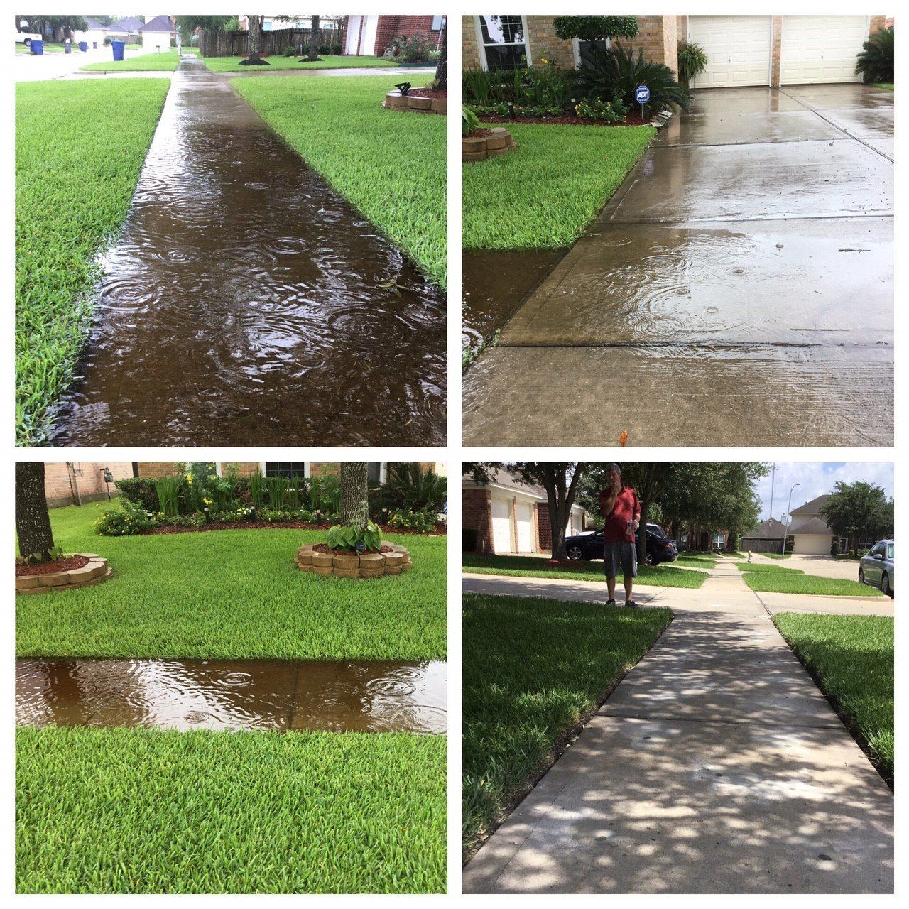 Stafford TX, Correct Sidewalk Pitch Using Polyjackin
