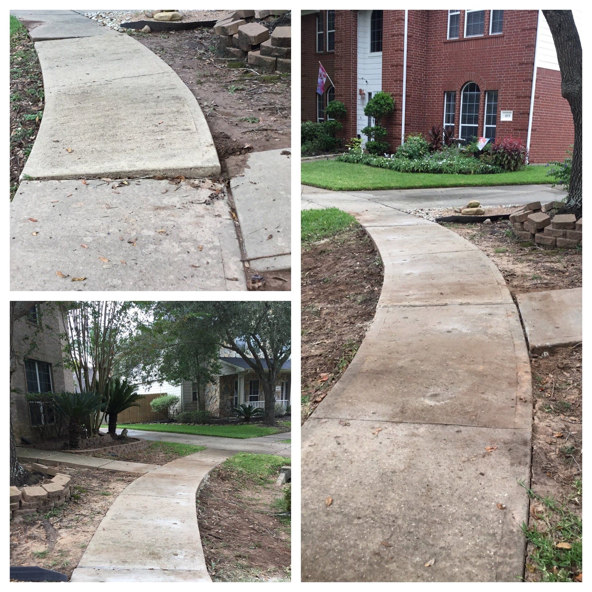 Sidewalk Tilted Repair, Missouri City TX