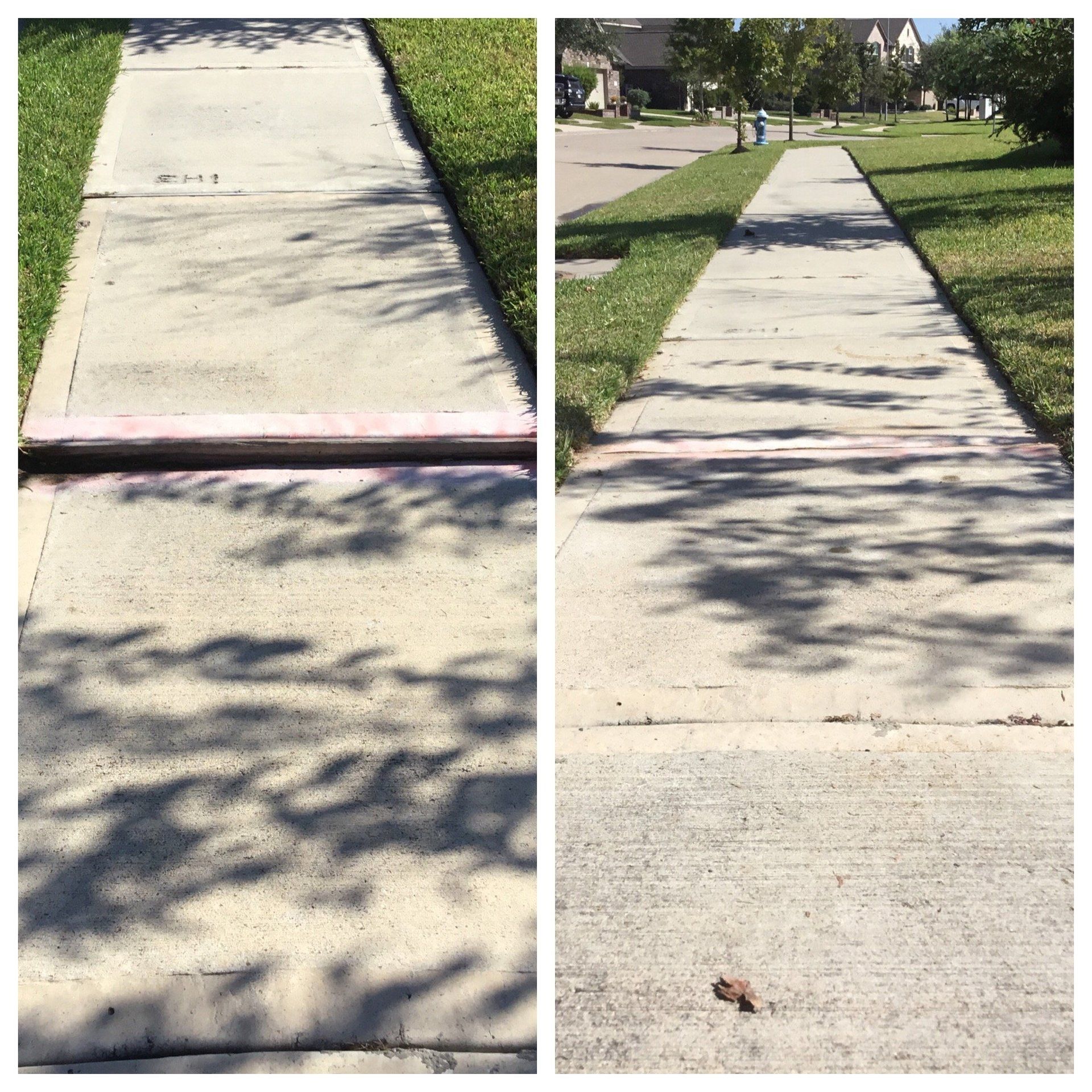 Raising Sidewalk / Eliminate Trip Hazard, Houston TX