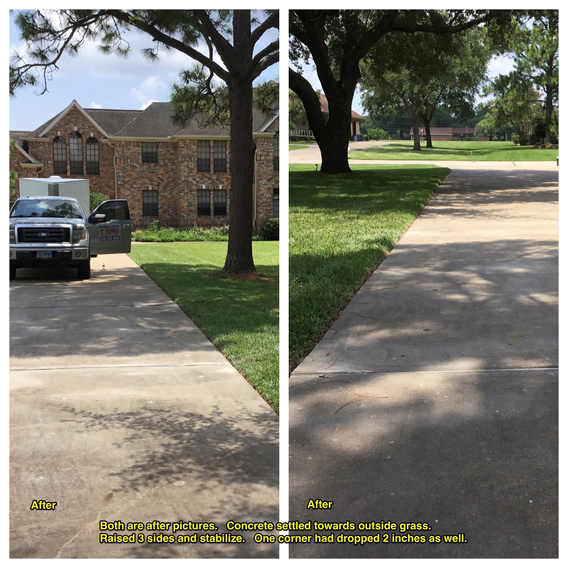 Void Fill and Stabilize Driveway, Friendswood, TX