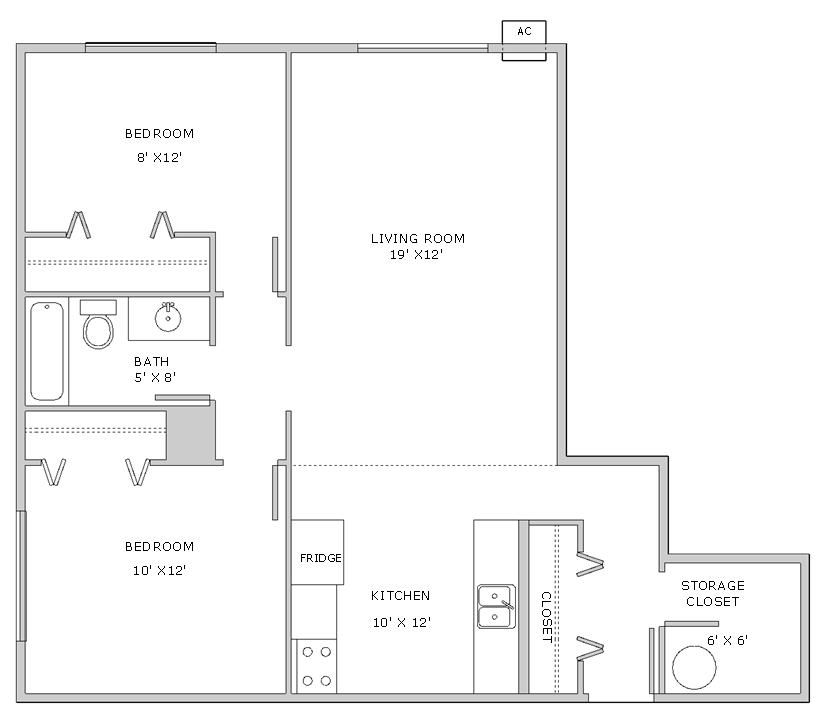 Sibley Apartment Plan