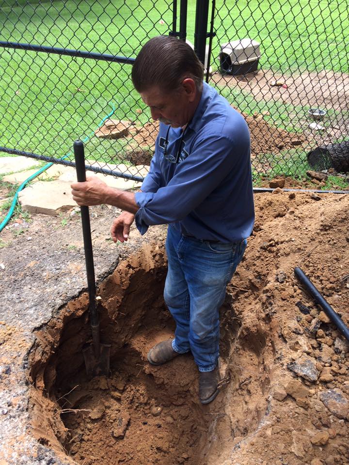 Septic system installation