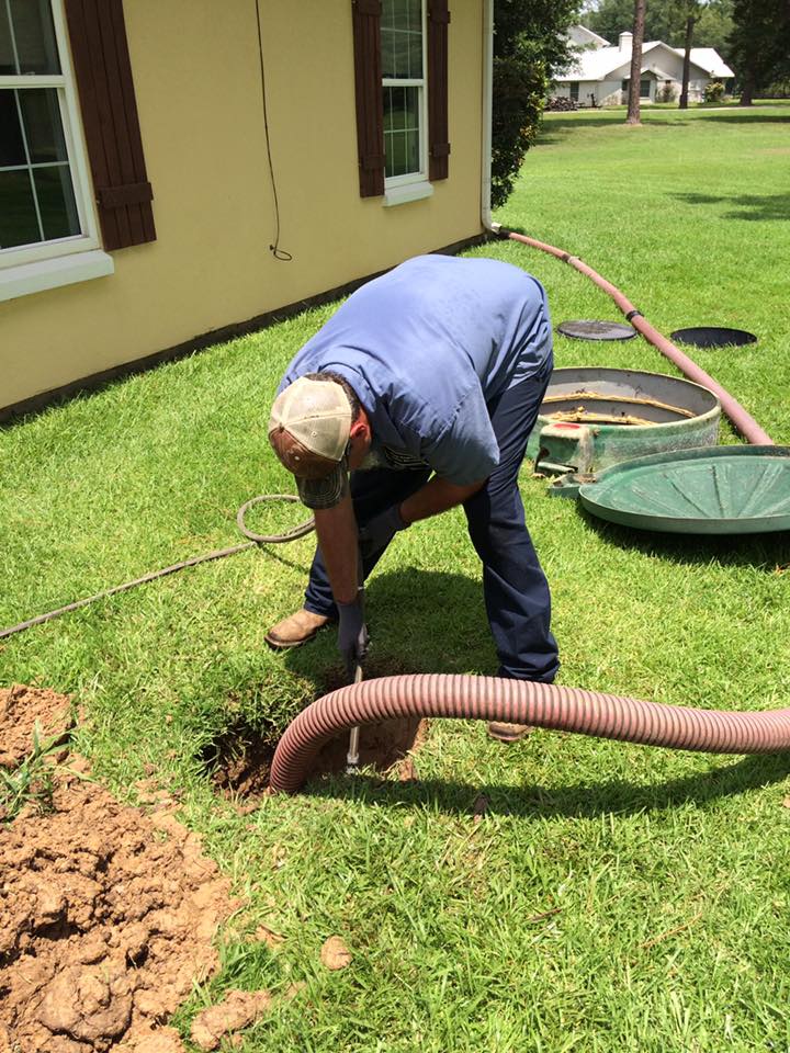 Septic system installation