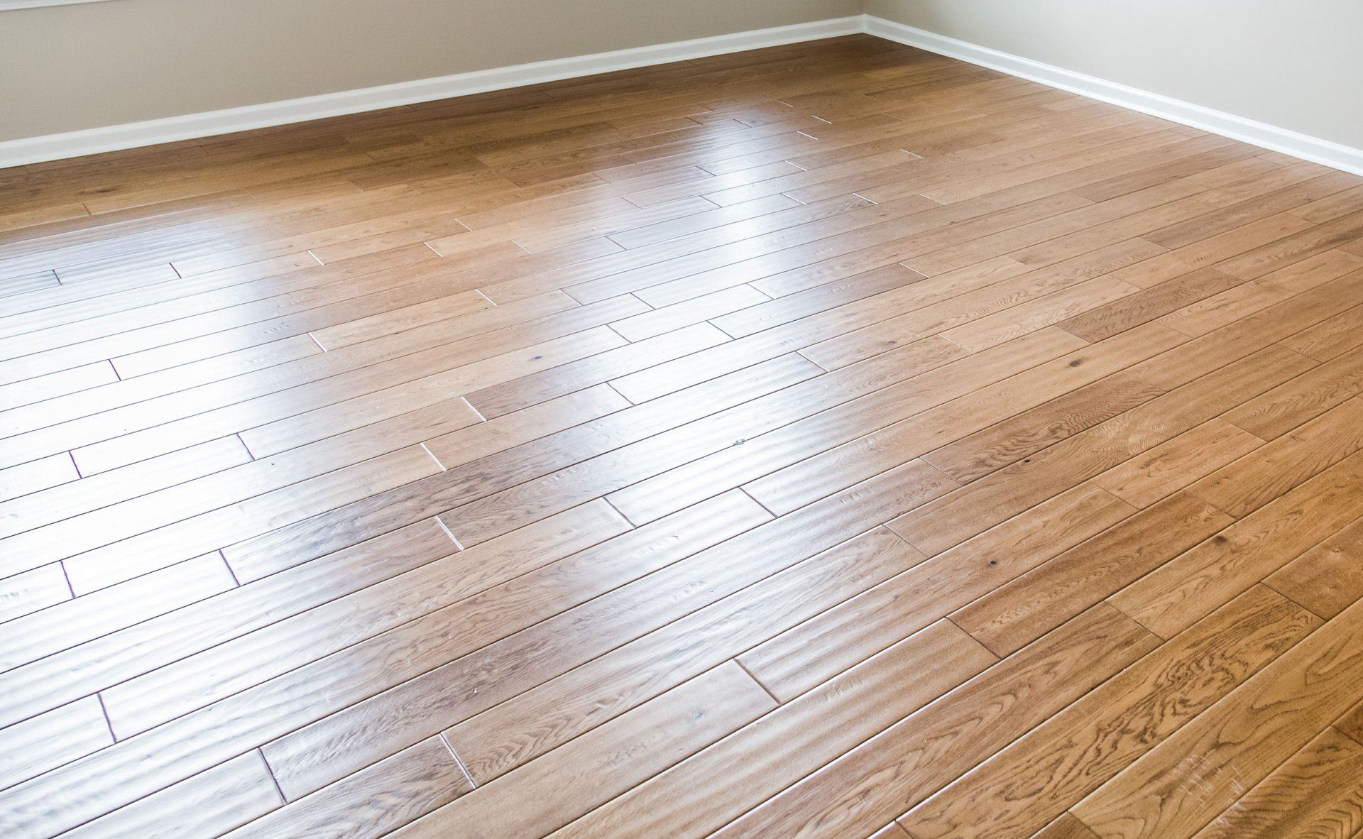 Repaired hardwood floor