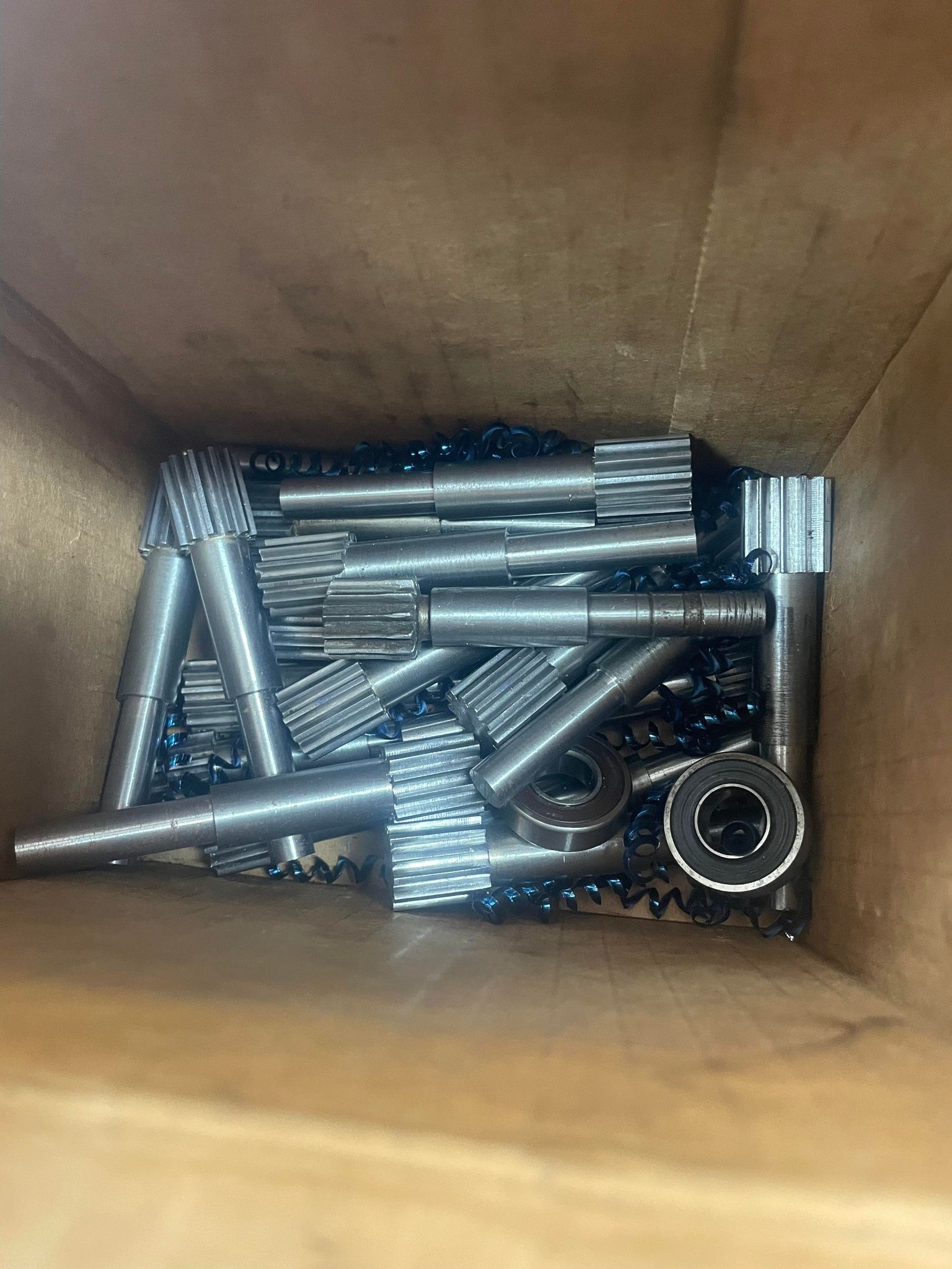 Bolts inside a box