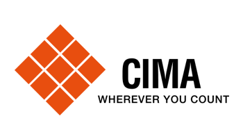 A logo for cima wherever you count