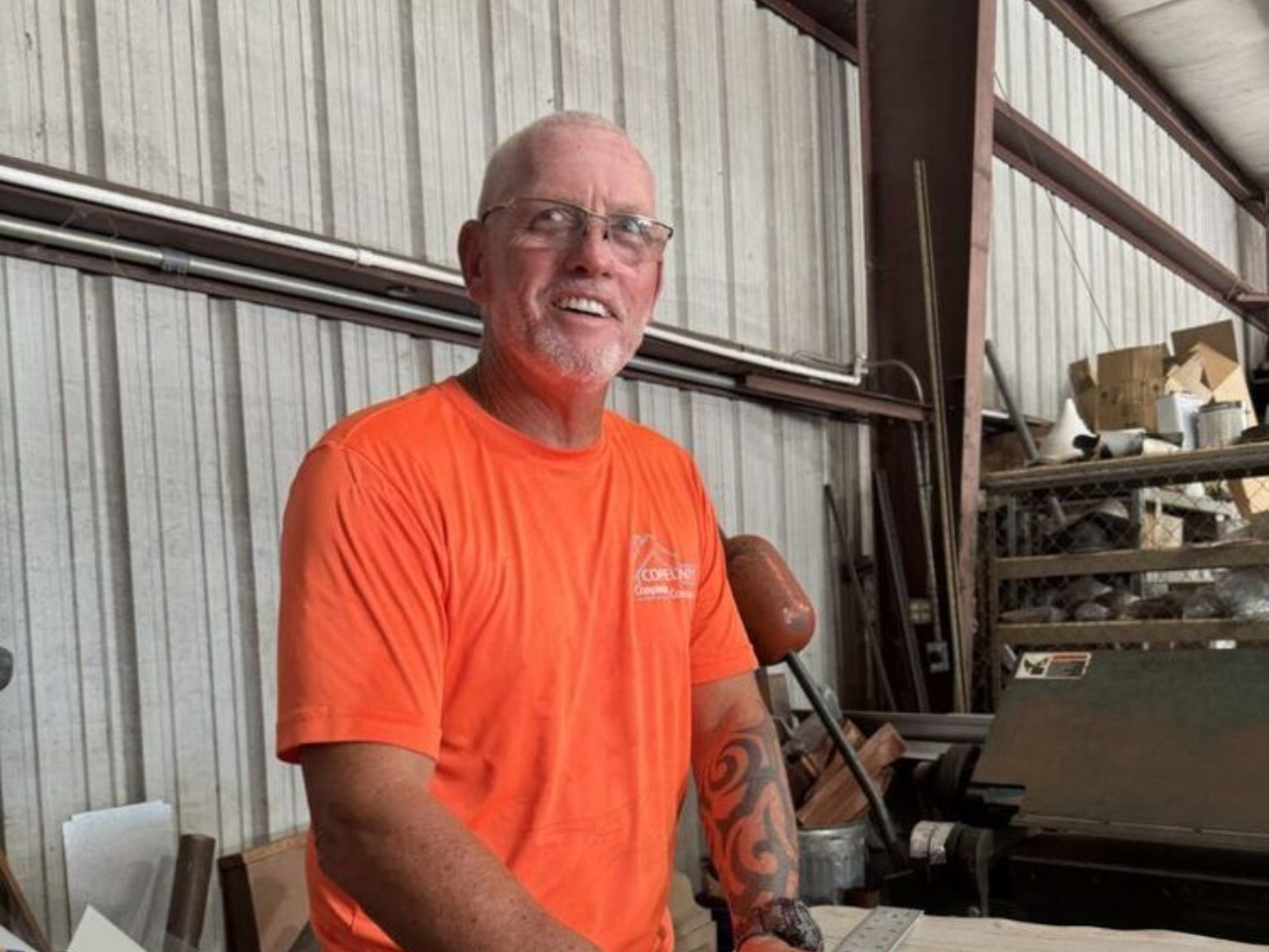 team member James