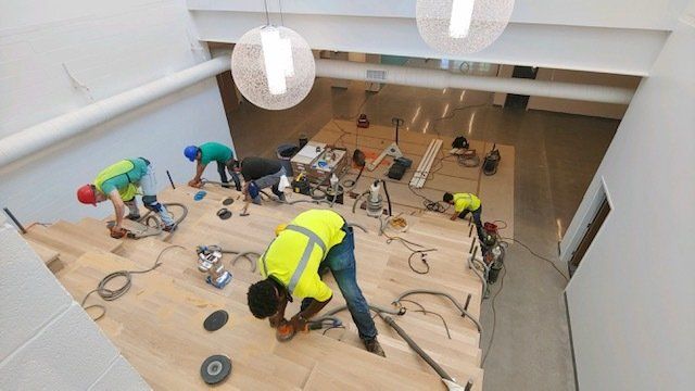 Hardwood floor installations