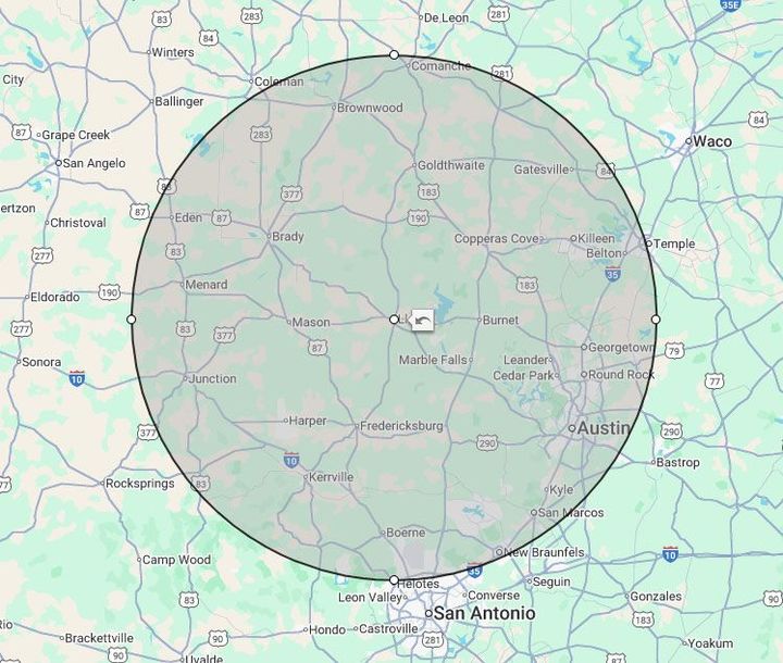 service area map