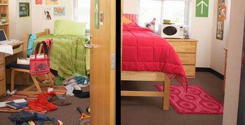 Dormitory cleaning