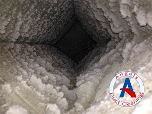 Clean air duct before