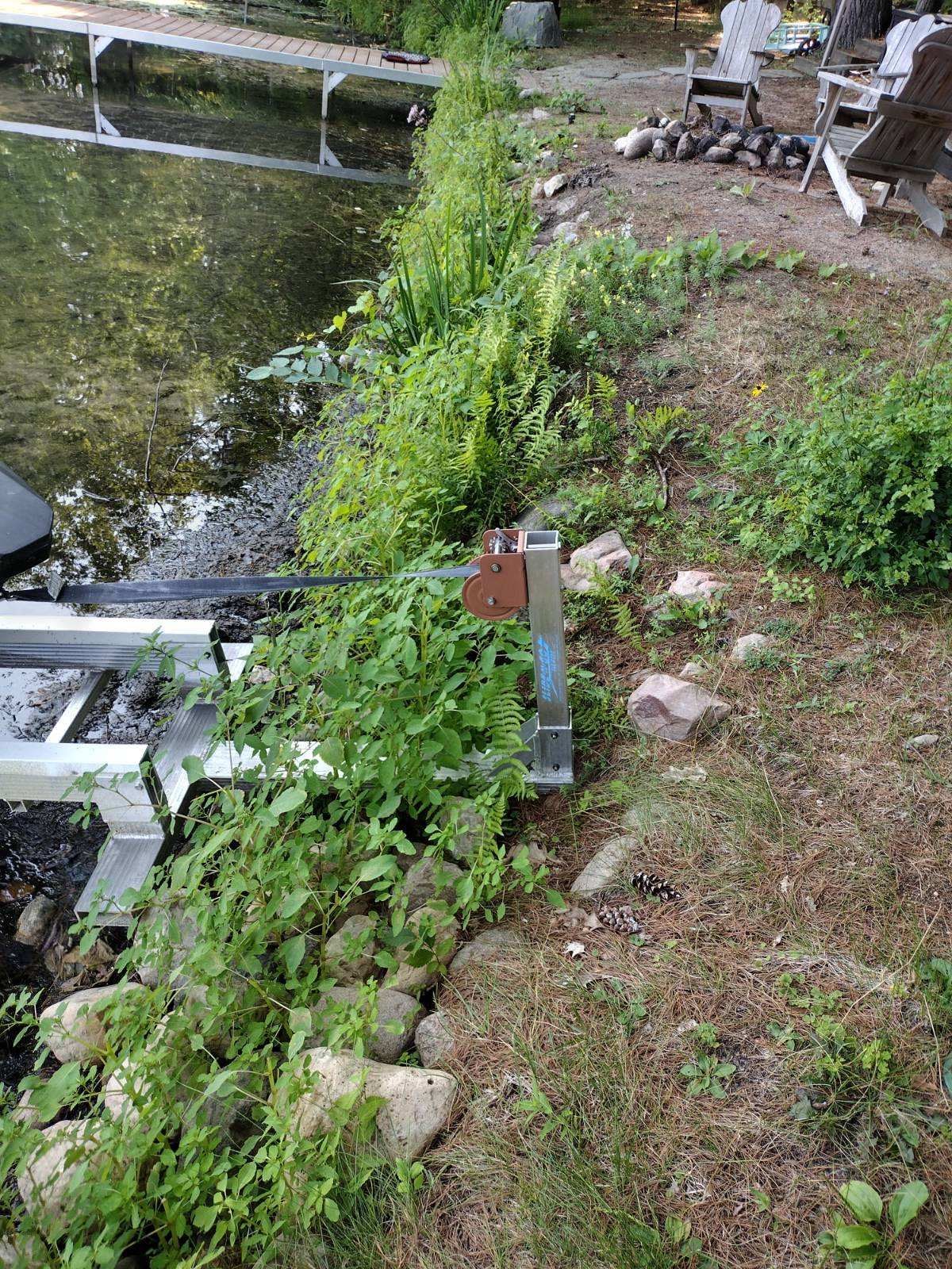 Shoreline Revetment before