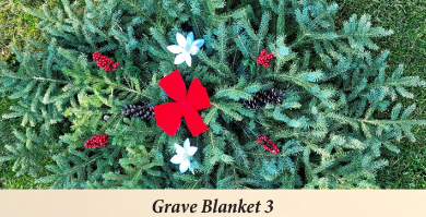 Anderson Memorial Park grave blanket