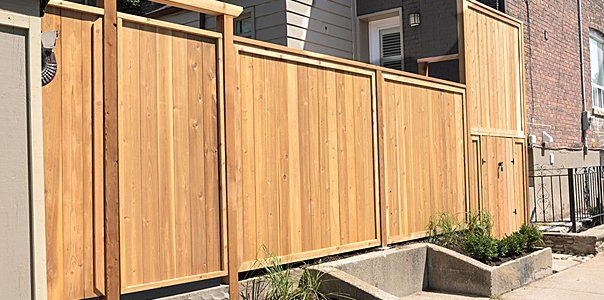 Specialized wood fence