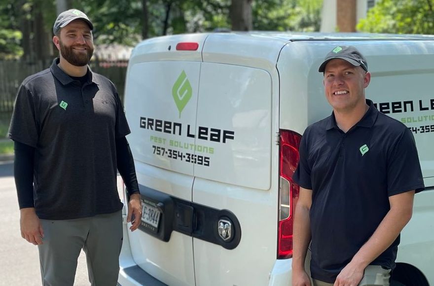 Bear and Dylan- Owners of Green Leaf Pest Solutions