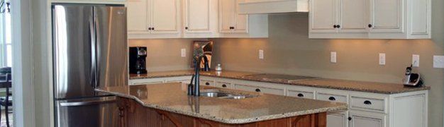 Kitchen cabinet and countertop