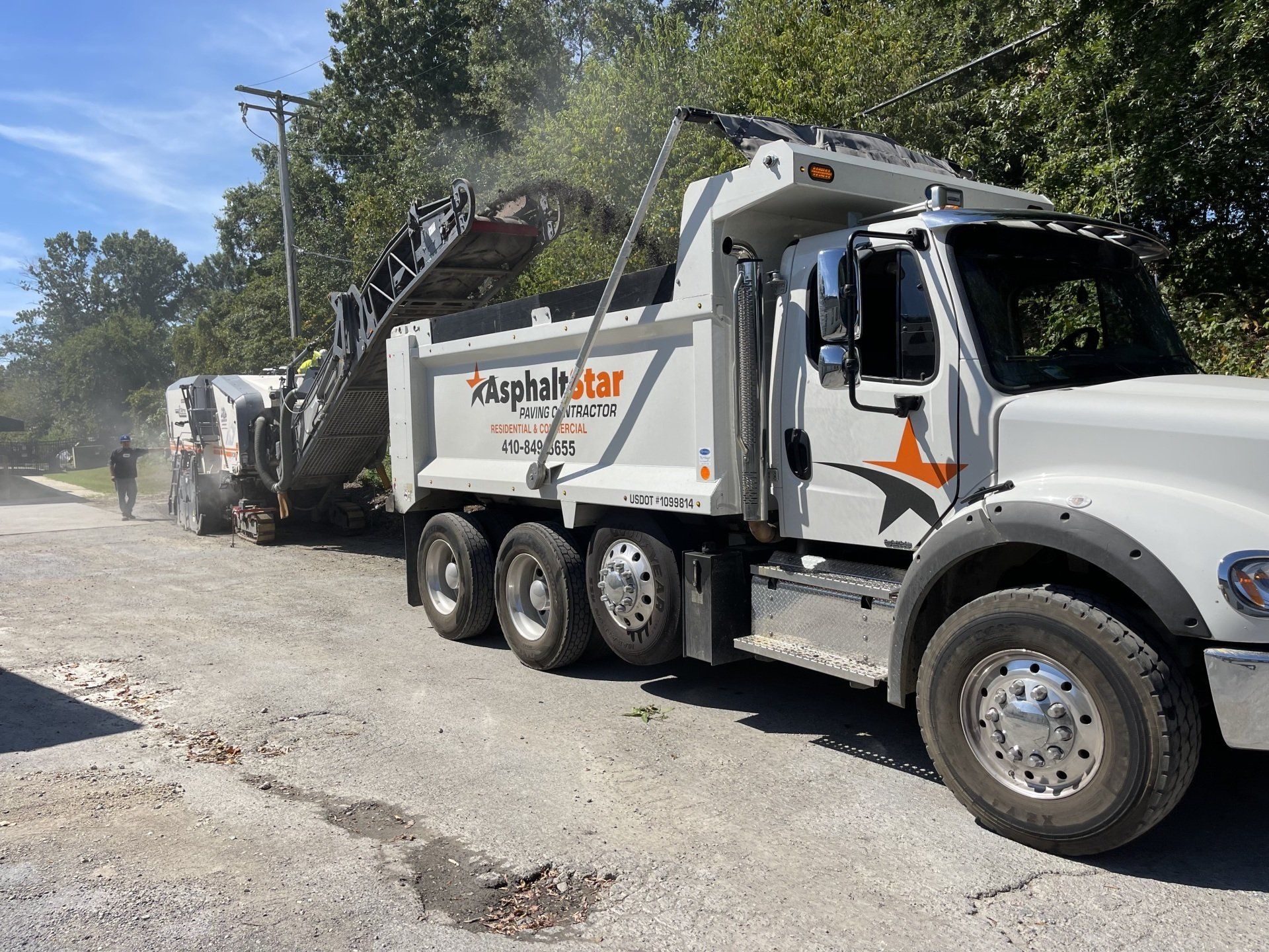 Asphalt Star Paving Contractor Truck