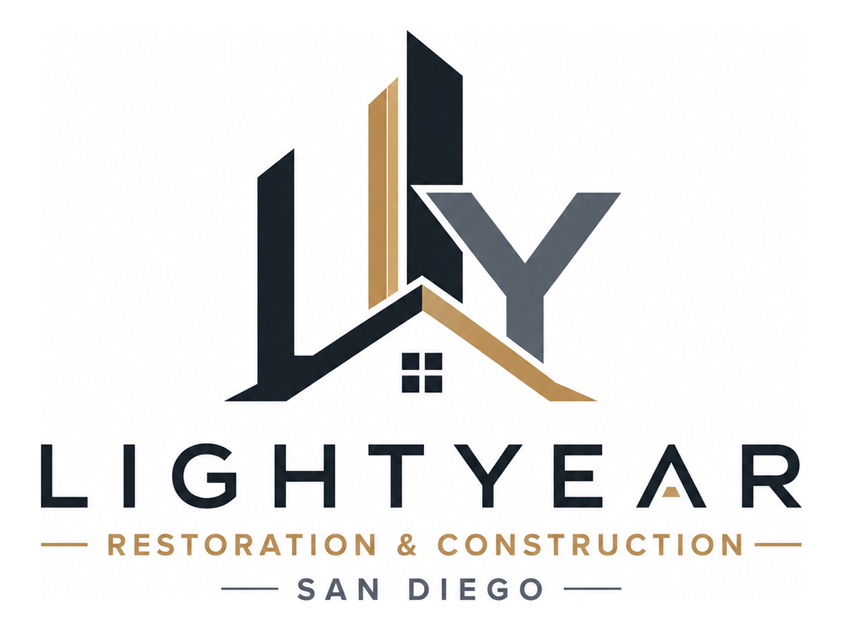 Light Year Restoration & Construction Logo